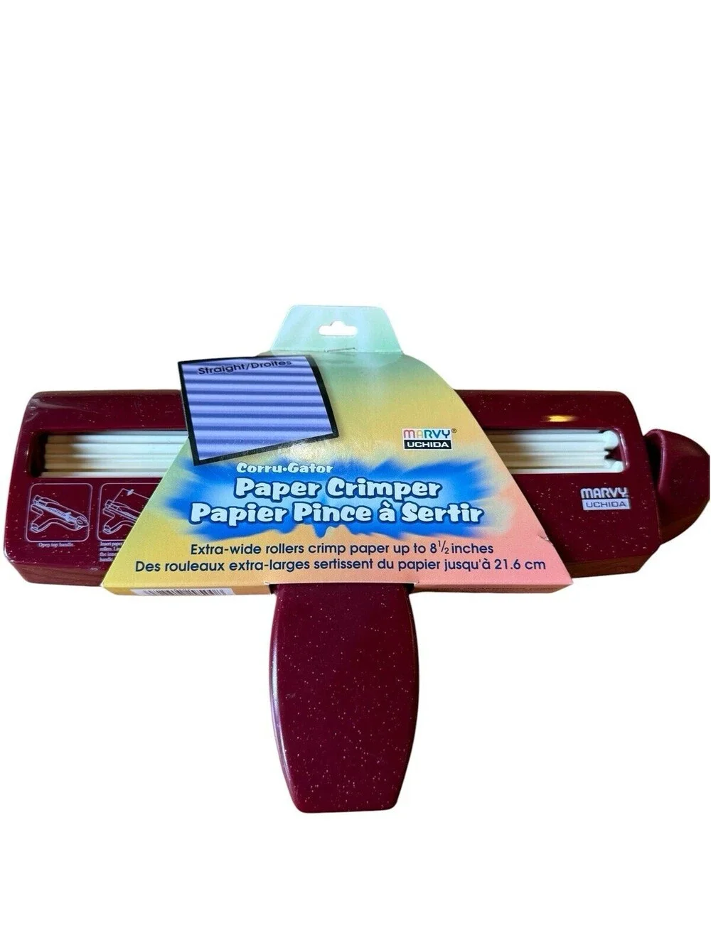 Paper Corrugator Crimper New With Tag 5 Patterns Fits 8.5” Paper
